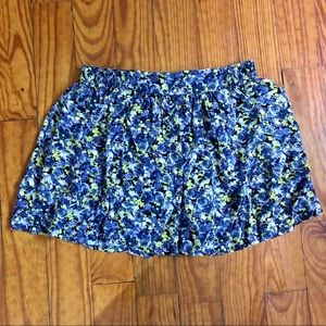 No Strings Attached Floral Mini Skirt